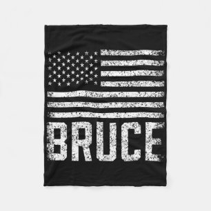 Bruce Birthday Forename Name Personalised Usa 1 Fleece Blanket