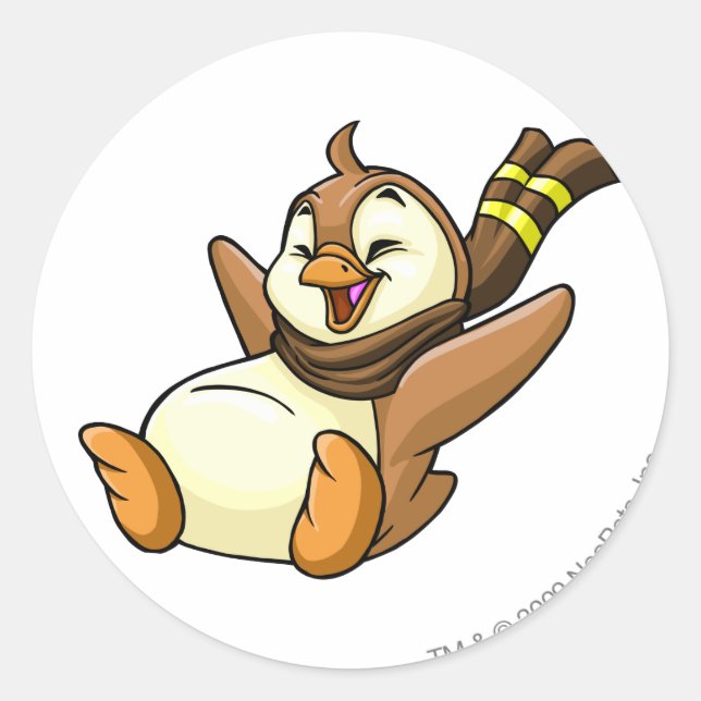 Bruce Brown Classic Round Sticker (Front)