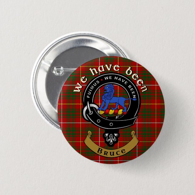 Bruce Clan Badge & Tartan (Front & Back)