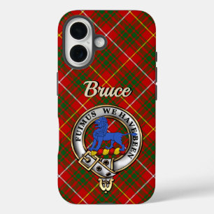 Bruce Clan Badge & Tartan iPhone / iPad case