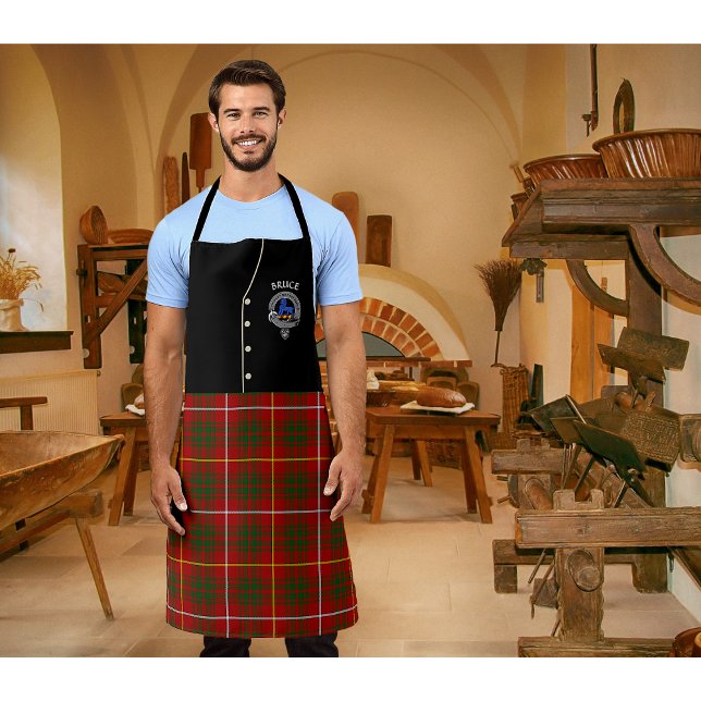 Bruce Clan Badge & Tartan Kilt Apron (Creator Uploaded)