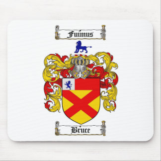 BRUCE FAMILY CREST -  BRUCE COAT OF ARMS MOUSE MAT