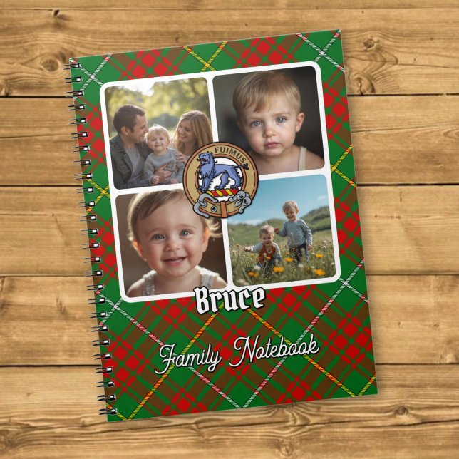 Bruce Family Photo Collage Notebook (Creator Uploaded)