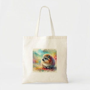 Bruce hyrax painting 051024AREF117 - Watercolor Tote Bag