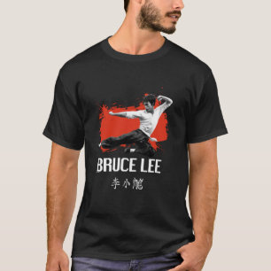 Bruce Lee Martial Arts Kung Fu Kick T-Shirt