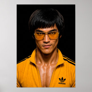 Bruce Lee Portrait Poster Art