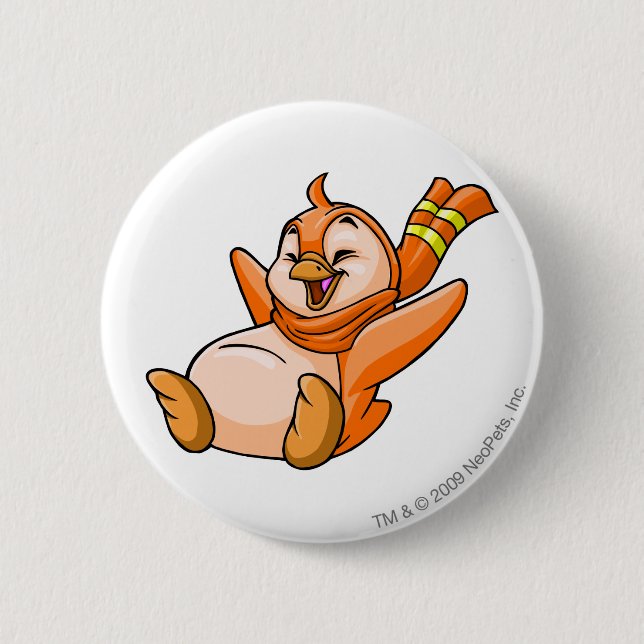 Bruce Orange 6 Cm Round Badge (Front)