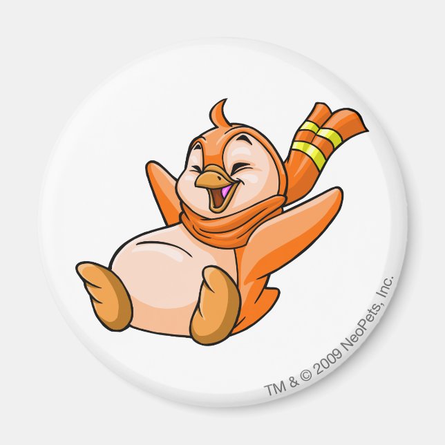 Bruce Orange Magnet (Front)