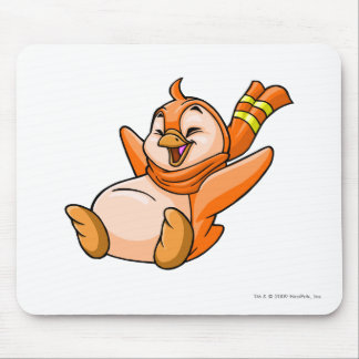 Bruce Orange Mouse Mat