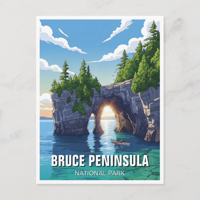 Bruce Peninsula National Park Canada Postcard (Front)