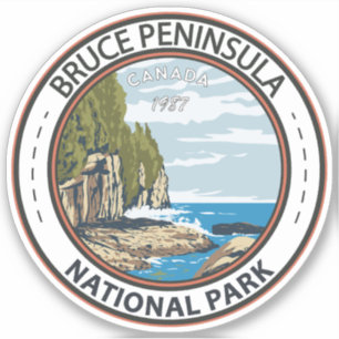 Bruce Peninsula National Park Canada Travel Art