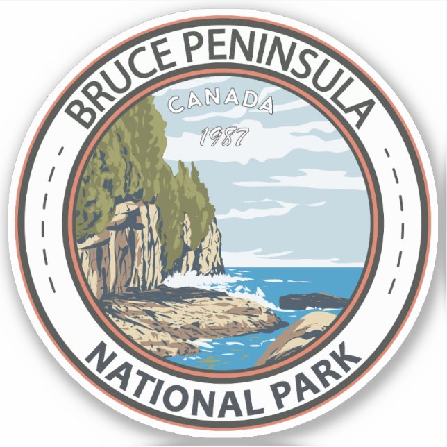 Bruce Peninsula National Park Canada Travel Art (Front)