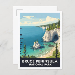 Bruce Peninsula National Park Ontario Canada Postcard