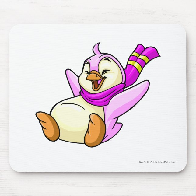Bruce Pink Mouse Mat (Front)