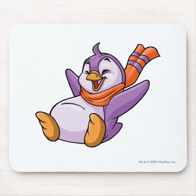 Bruce Purple Mouse Mat (Front)
