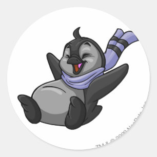 Bruce Shadow Classic Round Sticker