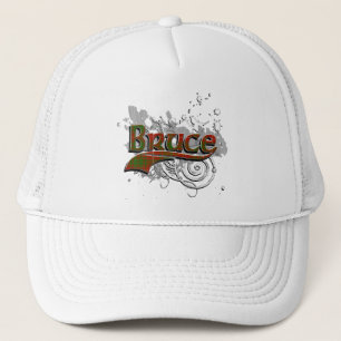 Bruce Tartan Grunge Trucker Hat