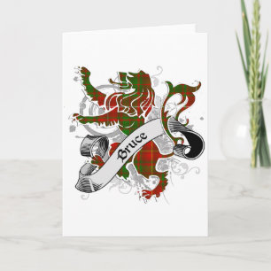 Bruce Tartan Lion Card