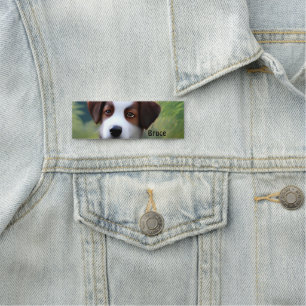 Bruce The Border Collie Puppy, Name Tag