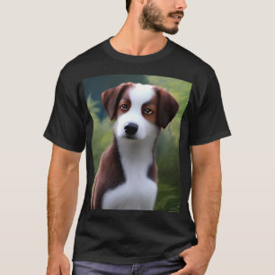 Bruce The Border Collie Puppy, Tshirt