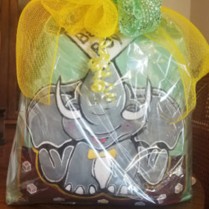 Bruce, The Elephant Speller Tote Bag