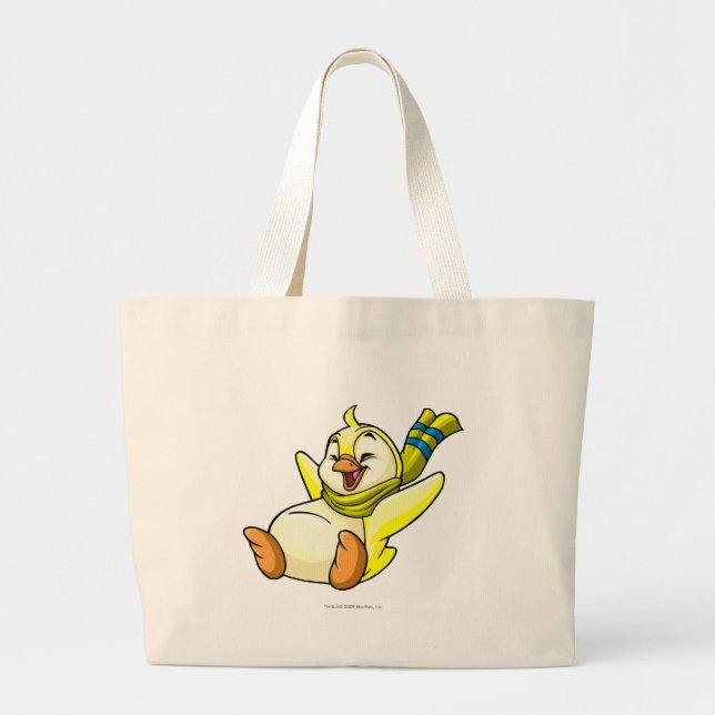 Bruce Yellow Large Tote Bag (Front)