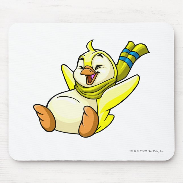 Bruce Yellow Mouse Mat (Front)