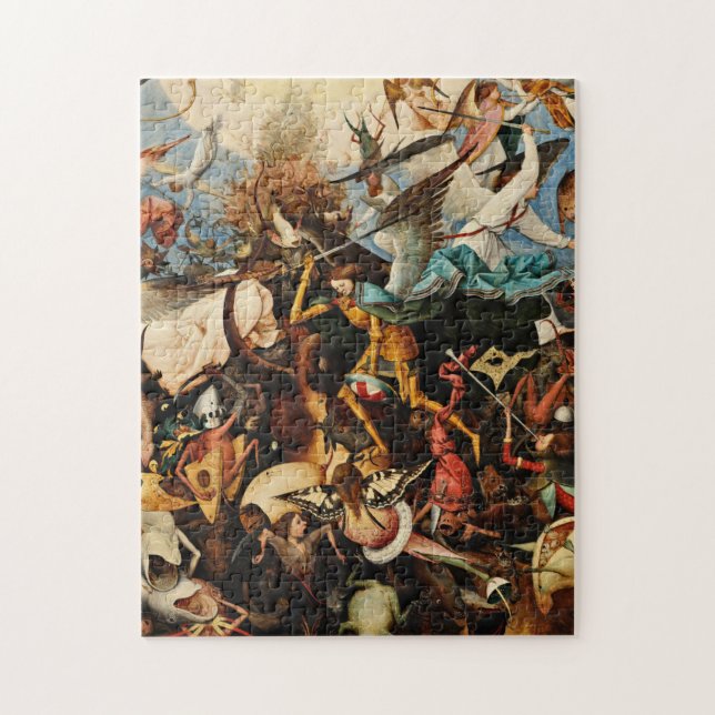 Bruegel The Elder - The Fall Of The Rebel Angels Jigsaw Puzzle (Vertical)