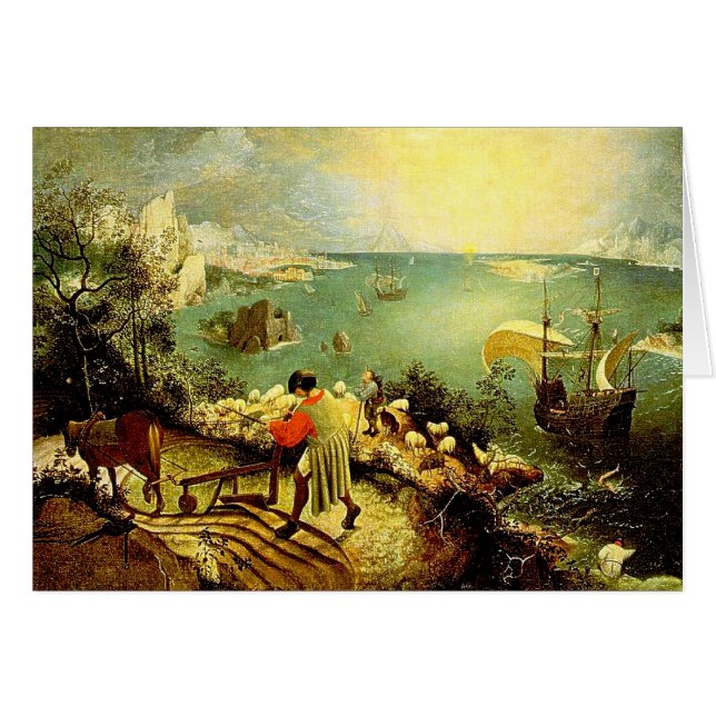 Bruegel's Landscape with the Fall of Icarus - 1558 (Front Horizontal)