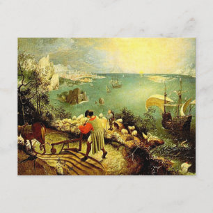 Bruegel's Landscape with the Fall of Icarus - 1558 Invitation