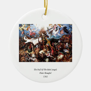 Bruegel's "The Fall Of The Rebel Angels" (1562) Ceramic Tree Decoration