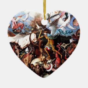 Bruegel's "The Fall Of The Rebel Angels" (1562) Ceramic Tree Decoration