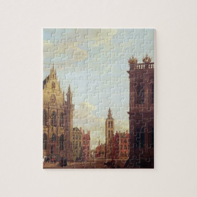 Bruges, 1824 (oil on panel) jigsaw puzzle (Vertical)