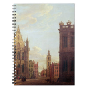 Bruges, 1824 (oil on panel) notebook