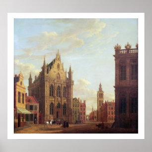 Bruges, 1824 (oil on panel) poster