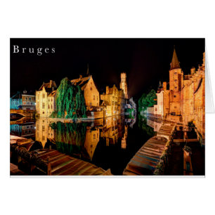 Bruges ate night card