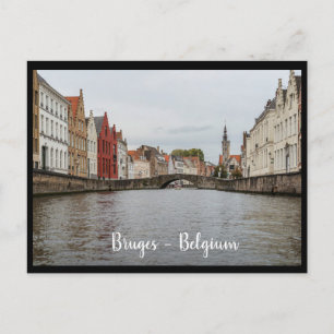 Bruges, Belgium. Brujas, Bélgica Postcard