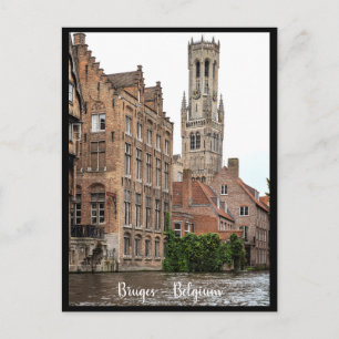 Bruges, Belgium. Brujas, Bélgica Postcard