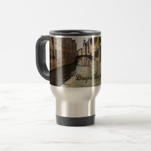 Bruges Belgium Sketch Mediaeval   Travel Mug
