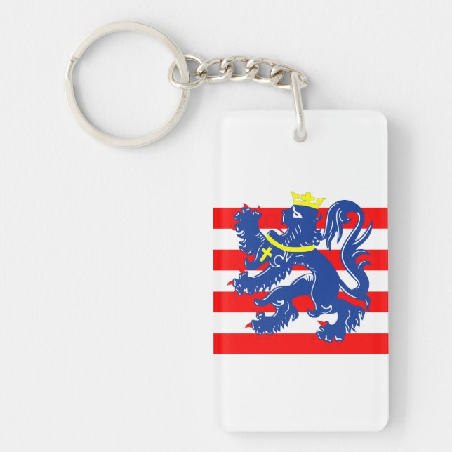 Bruges city Flag Belgium symbol Key Ring (Front)