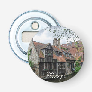 Bruges old town in Belgium Bottle Opener