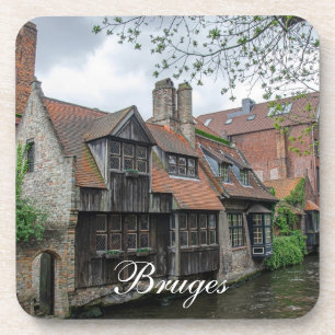Bruges old town in Belgium Coaster