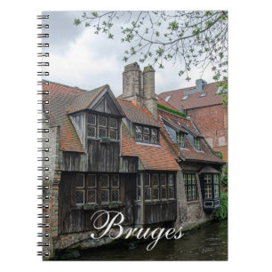 Bruges old town in Belgium Notebook