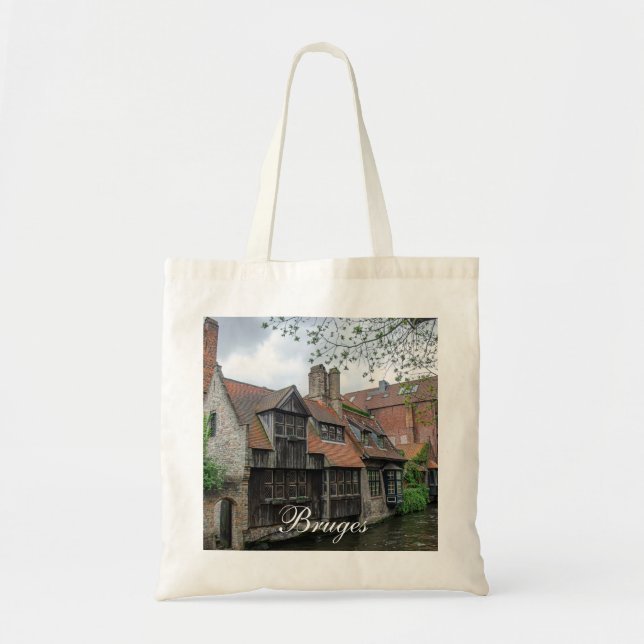 Bruges old town in Belgium Tote Bag (Front)
