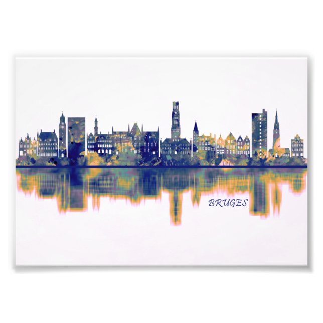 Bruges Skyline Photo Print (Front)