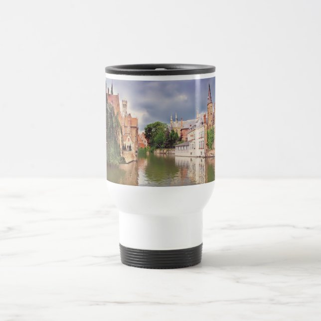 BRUGGE, BELGIUM  TRAVEL MUG (Center)