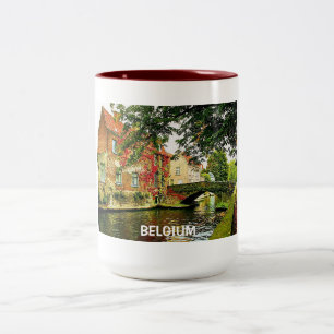 BRUGGE, BELGIUM Two-Tone COFFEE MUG