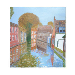Brugge canal notepad