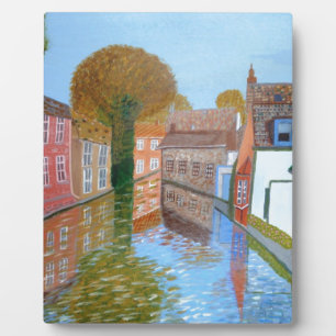 Brugge canal plaque
