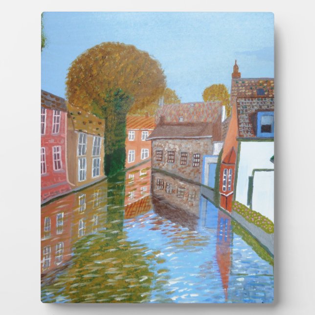 Brugge canal plaque (Front)